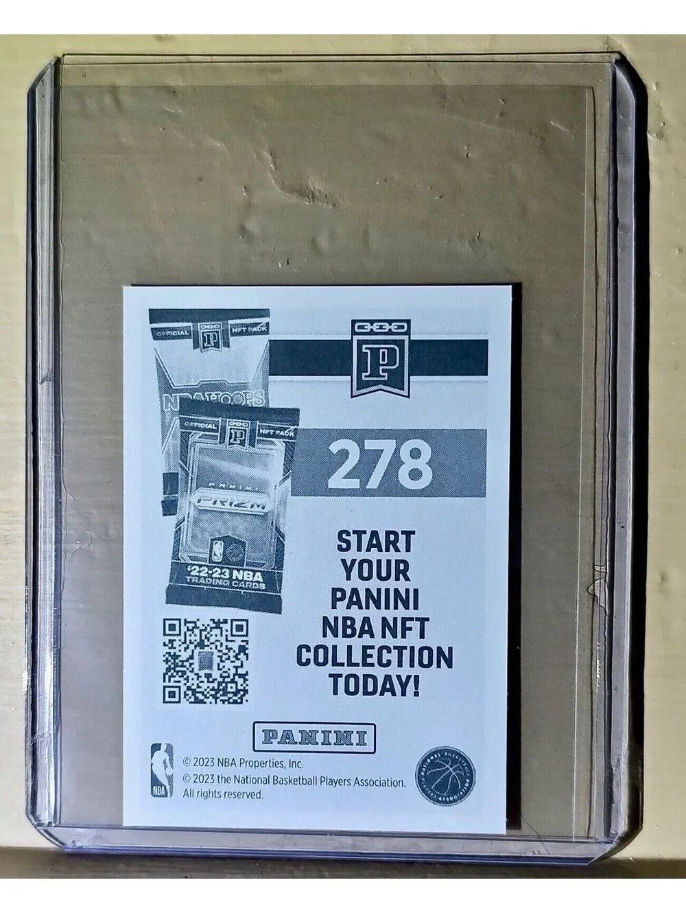 2023-24 Jakob Poeltl Panini NBA Basketball #278 Sticker Toronto Raptors